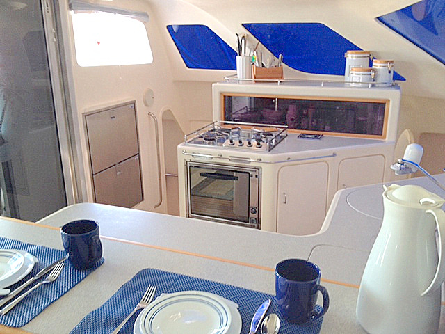 Used Sail Catamaran for Sale 1999 Norseman 430 Galley